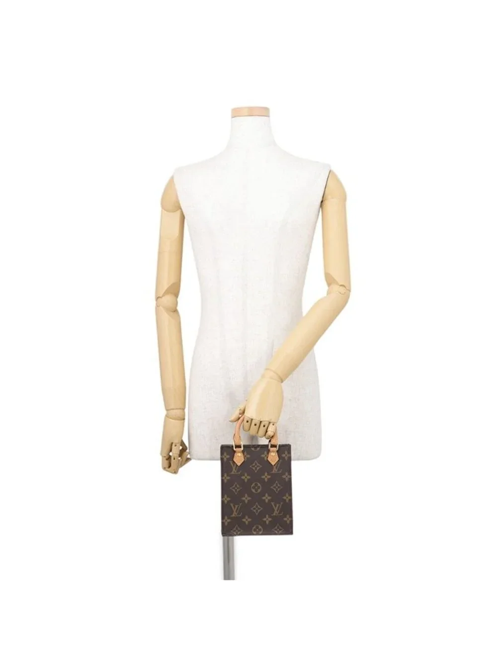 Louis Vuitton Handbag Monogram Petite Sac Plat Mini Bag 2-Way